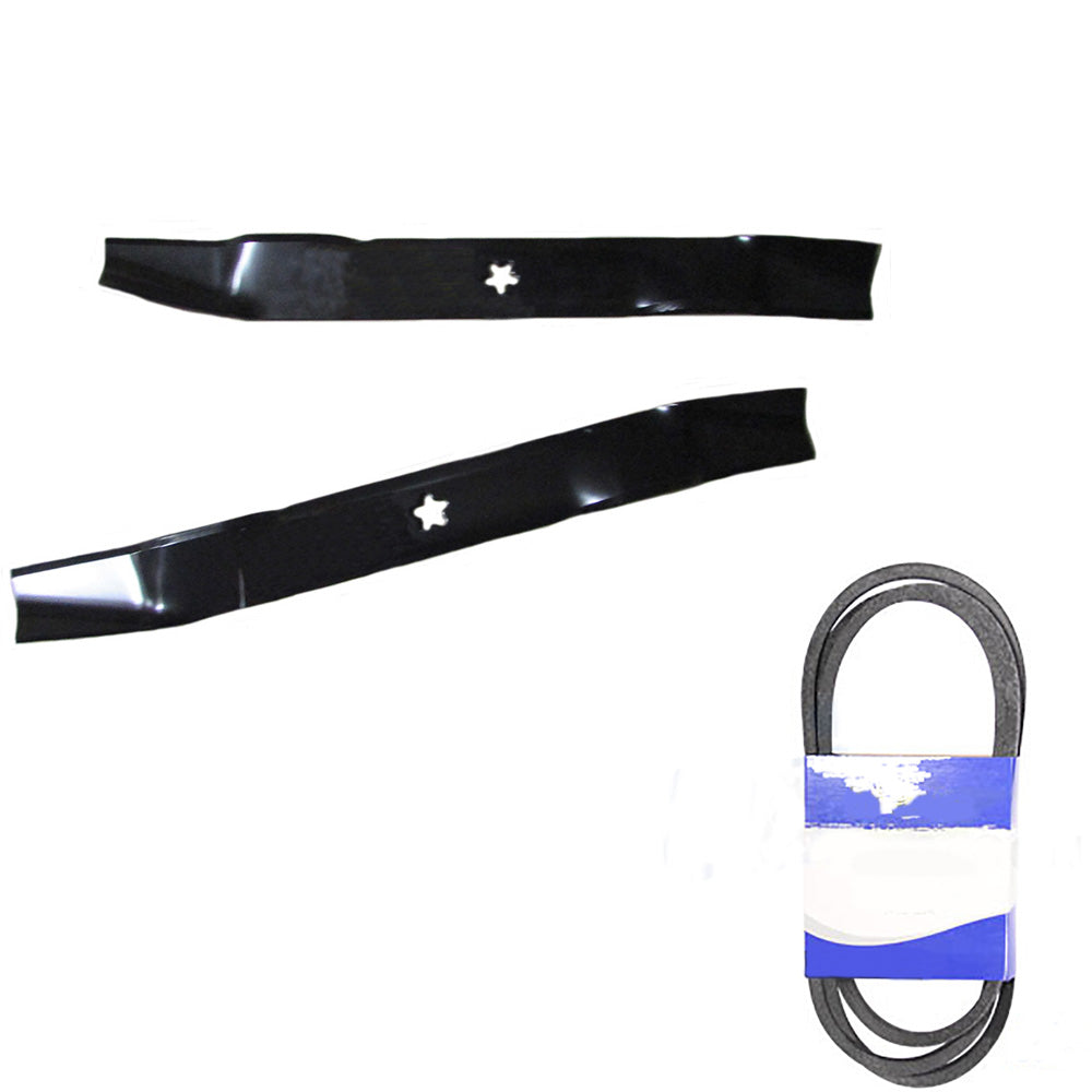 126520X Mower Deck Belt and Blade Set Fits AYP JA PP125R38J