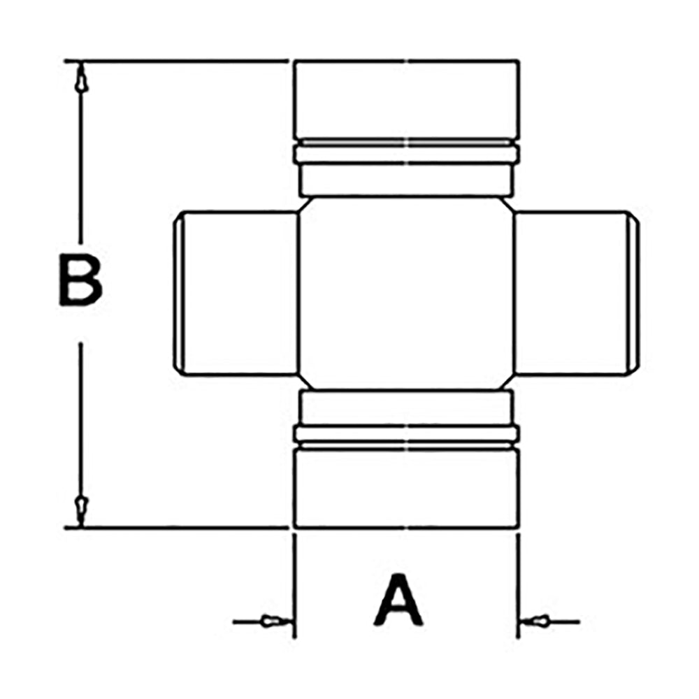 Steering Shaft Cross and Bearing (U-Joint) Fits Universal Products