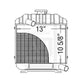 Fits Kubota Diesel Radiator B6100D B6100E B7100D 15371-72060 ROW 4