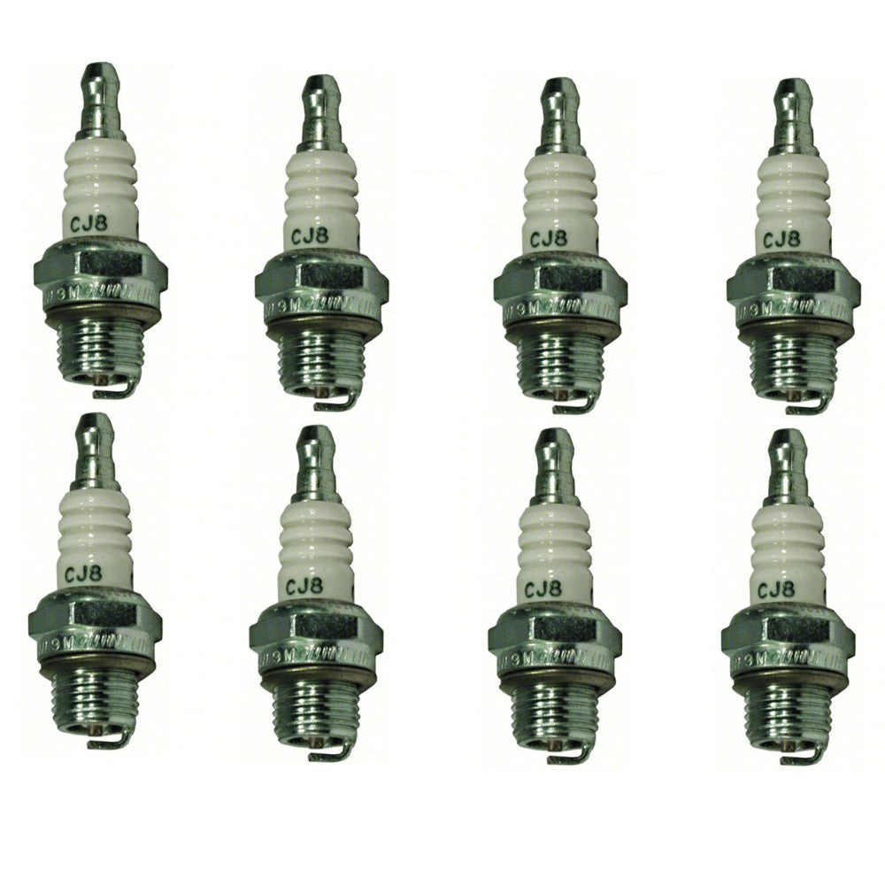 RAParts Eight (8) Spark Plugs Fits Champion CJ8 Fits Denso W20MU Fits Auto-Lite
