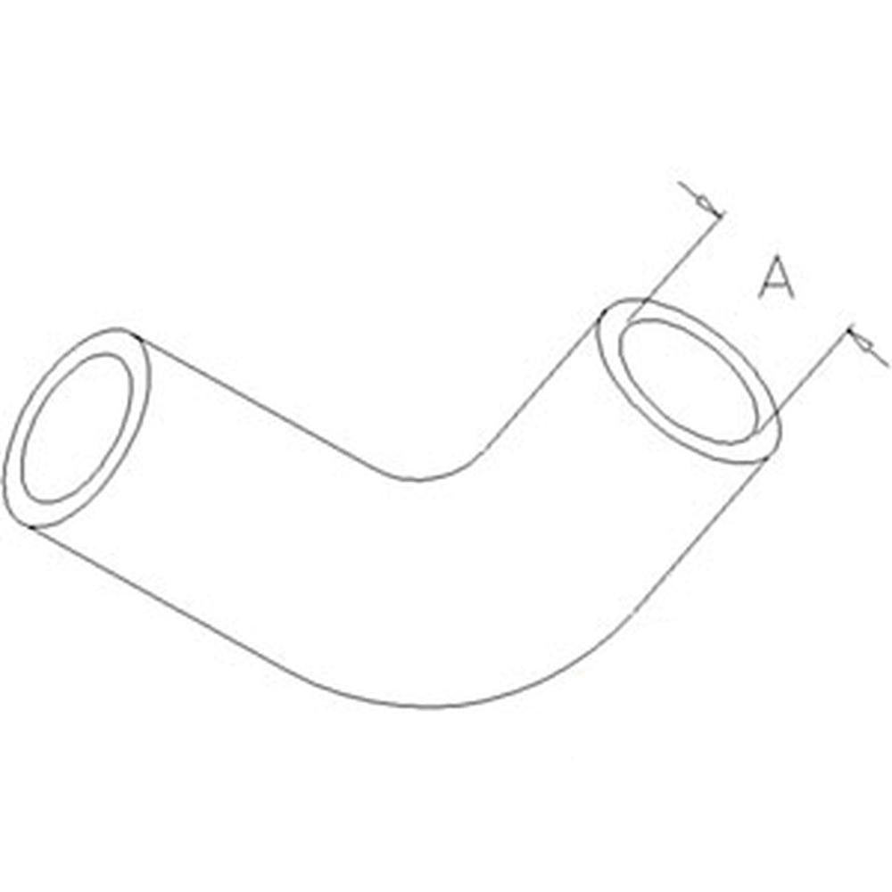 Lower Radiator Hose Fits Kubota Replaces 15531-72850