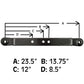 S.70522 Lower Link Lift Arm - Complete (Fits CAT. 1/1) Fits Kubota