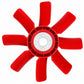 160895M1 Plastic Fan 8-Blades Fits Massey Ferguson 275 285 15.625" Diameter