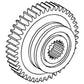 S.40750 Gear, 1St, 520 700 M1, 44T Fits Massey Ferguson