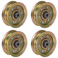 Qty 4: Flat Idler Pulley Fits AYP Replaces 173437