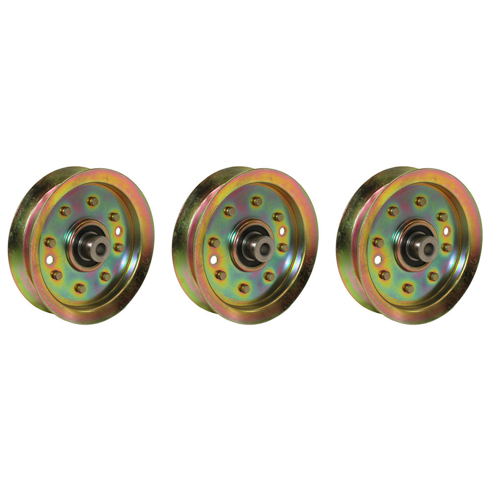 1736540YP Qty 3: Flat Idler Pulleys Fits Simplicity LT9000 YT9500 ZT2142 ZT2246