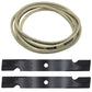 Blades & Belt Kit Fits Snapper Replaces 265-792