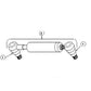 1749213M91 Power Steering Cylinder Fits Massey Ferguson 4500 30B 245 40B 20C 235
