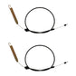 (2) Clutch Cables Fits Husqvarna Fits Poulan Fits Sears Fits Craftsman 532193235
