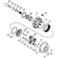 175983A1 - Wheel Carrier Crown Wheel Hub Ring Gear