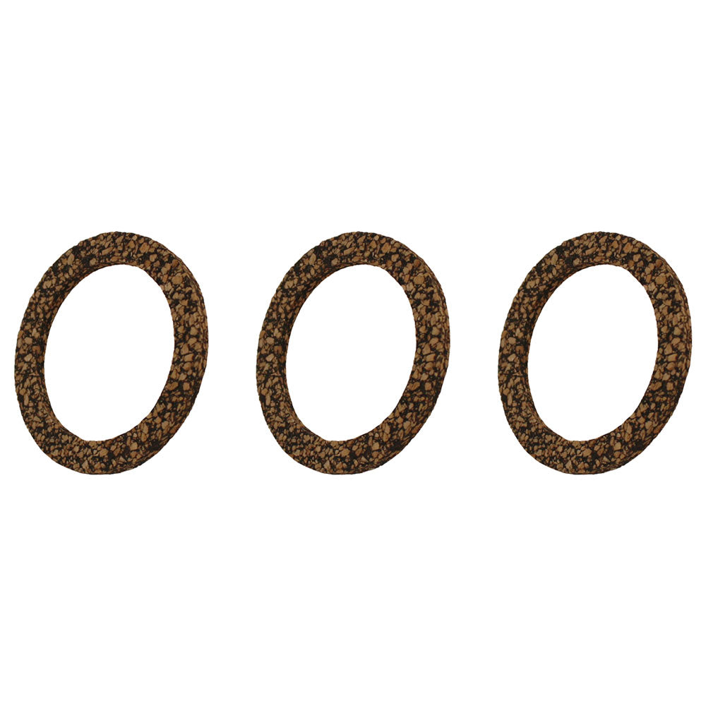 Qty 3: Sediment Bowl Gasket (Cork) Fits Allis Chalmers Replaces 208362