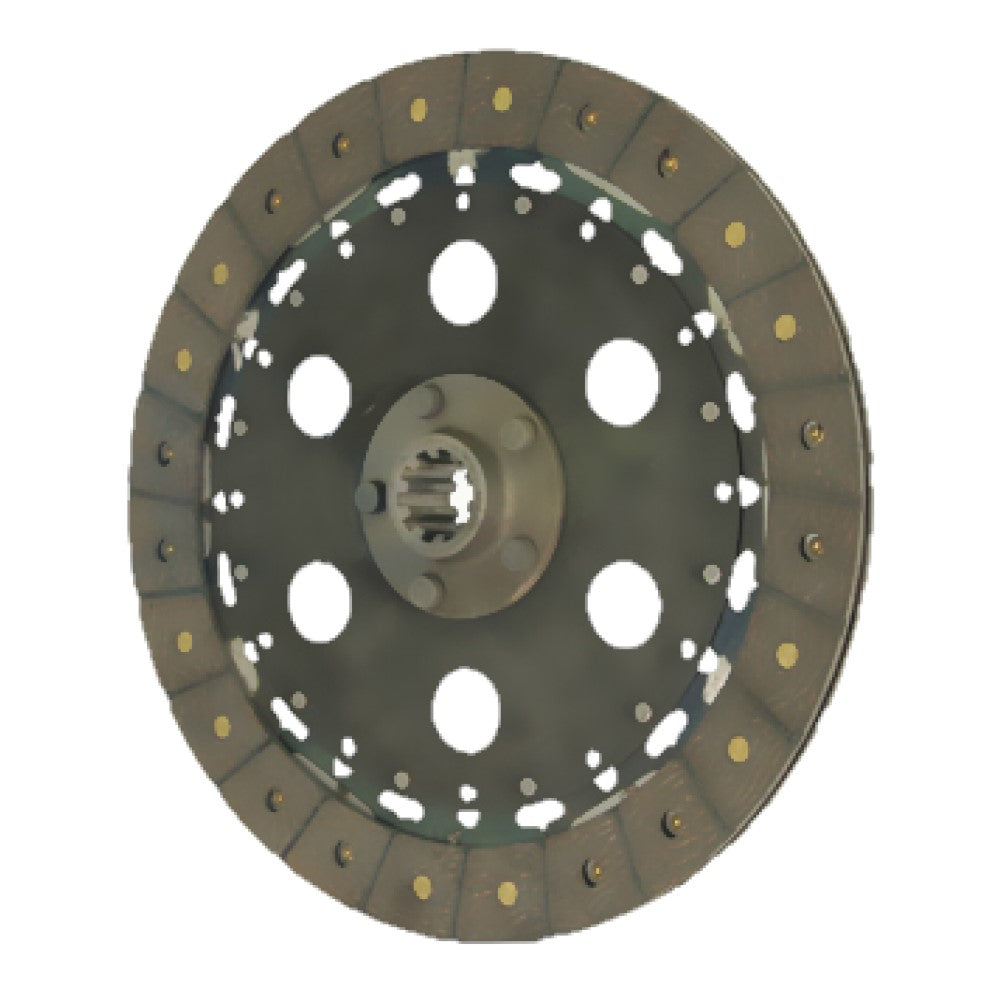 M182841 11" Transmission Disc, Woven, w/-1/8" 10 Spline Hub-Fits Massey Ferguson