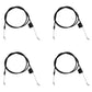 Qty 4: 61" Control Cables Fits Husqvarna Replaces 183567