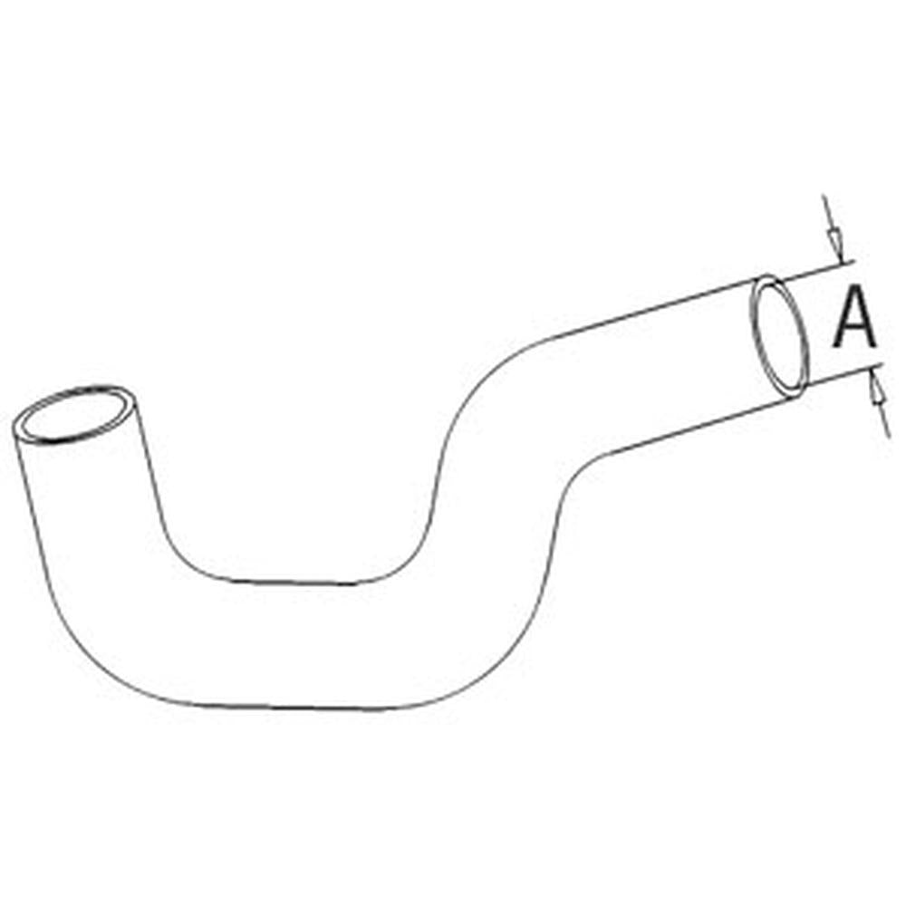 184325M1 Radiator Hose Lower Fits Ferguson F40 MF165 MF50 MF65 MH50