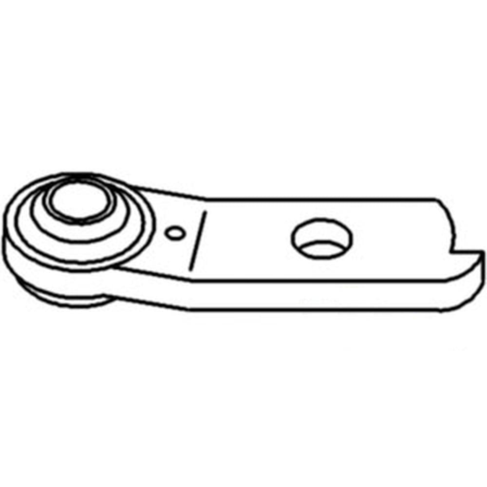 184461M1 Right Hand Lower Pull Arm End Fits Massey Ferguson