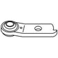 184461M1 Right Hand Lower Pull Arm End Fits Massey Ferguson