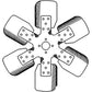 Fan Blade Fits Massey Ferguson 2135 INDUST/CONST; 35; 65 184527M91