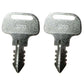 Qty 2: Ignition Key(s) Fits Kubota Replaces 18510-63720
