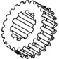 1872271M1-AIC Ground Speed PTO Gear Hub