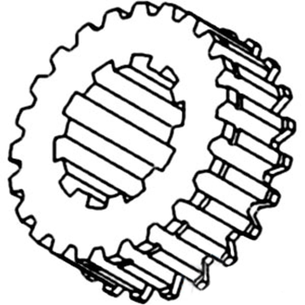 1872271M1-AIC Ground Speed PTO Gear Hub