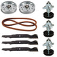 Deck Rebuild Set Fits Cub Cadet RZT-54 Mower Spindles-Blades-Belt-Pulleys
