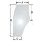 WN-192003A6-PEX Glass, Door, LH Fits Miscellaneous CI MC