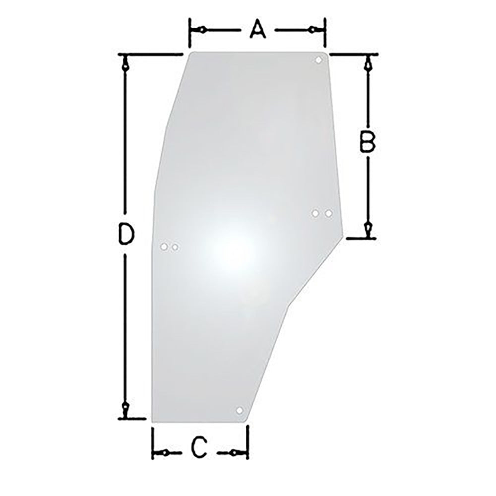WN-192003A6-PEX Glass, Door, LH Fits Miscellaneous CI MC