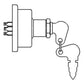 1200-0908 - Ignition Switch Fits Massey Ferguson
