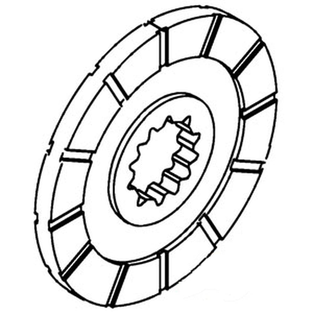 121961 Heavy Duty Brake Disc Fits International Harvester 141 151 Hillside 181