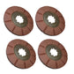 358195R91 Qty 4: Bonded Brake Disc Fits Case/International Harvester