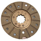 Riveted Brake Disc w/Zinc Plated Center Fits Case/International Harvester