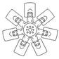 Fan 1998741C2 Fits Case 5120 5130 5140 5220 5230 5240 5250