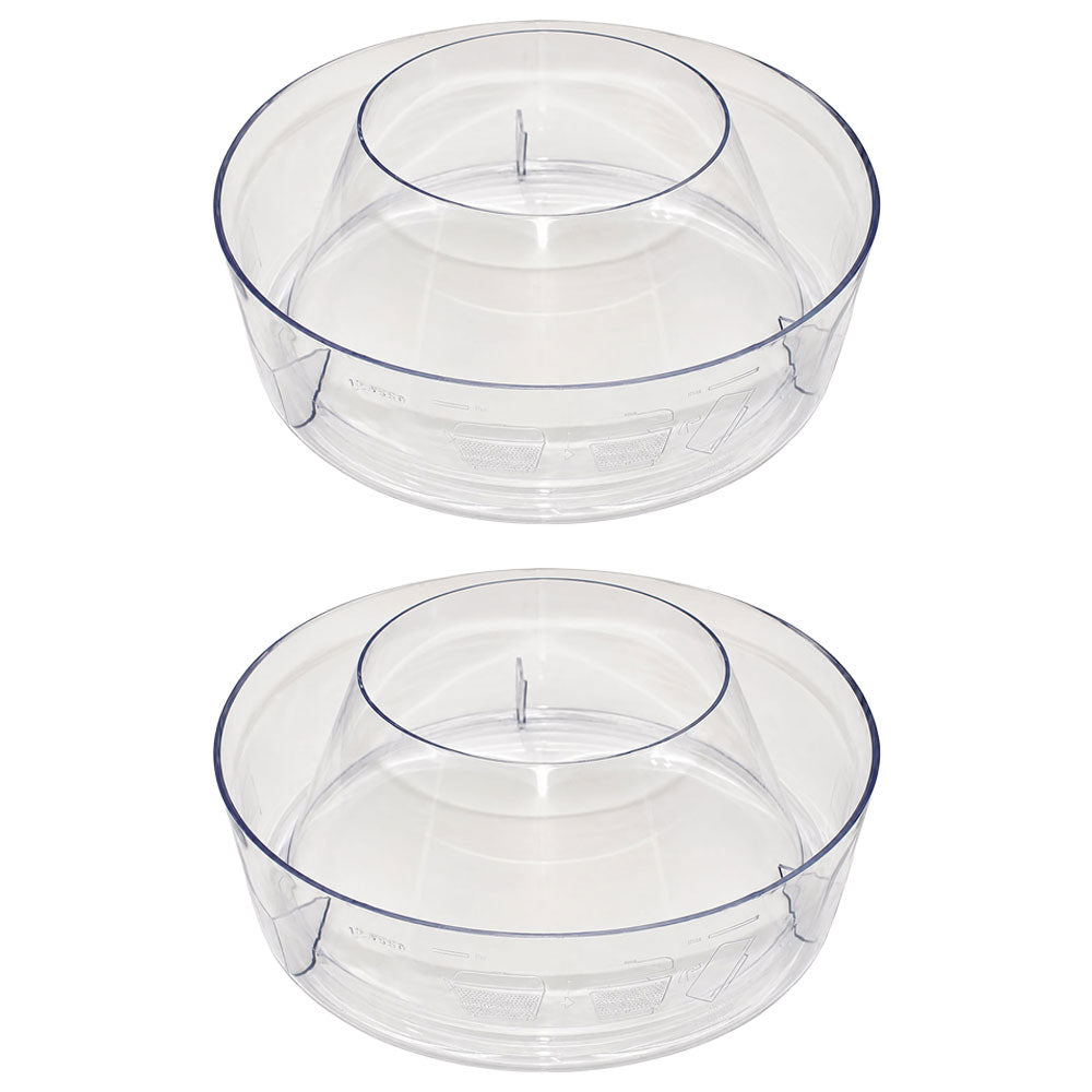 Qty 2: Pre-Cleaner Bowl  Fits Caterpillar Replaces 1M7250