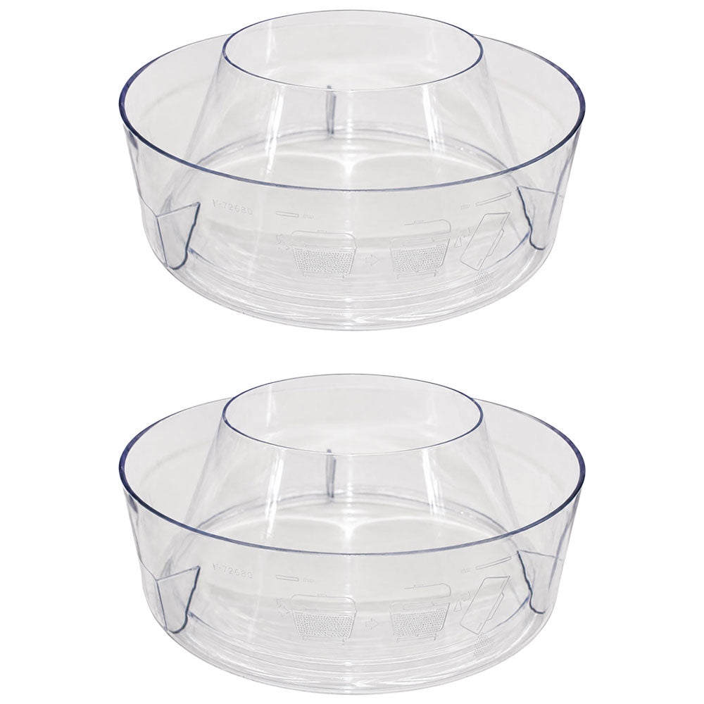 Qty 2: Pre-Cleaner Bowl  Fits Caterpillar Replaces 1M7250