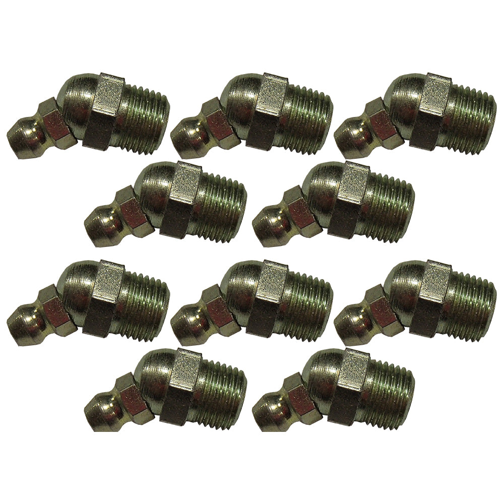 Qty 10: Grease Fitting Fits Case/International Harvester Replaces 219-89