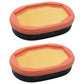 Qty 2: Air Filter Element Fits JCB Replaces 2277449