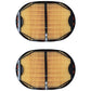 Qty 2: Air Filter Element Fits Caterpillar Replaces 227-7449