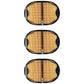 Qty 3: Air Filter Element Fits JCB Replaces 2277449