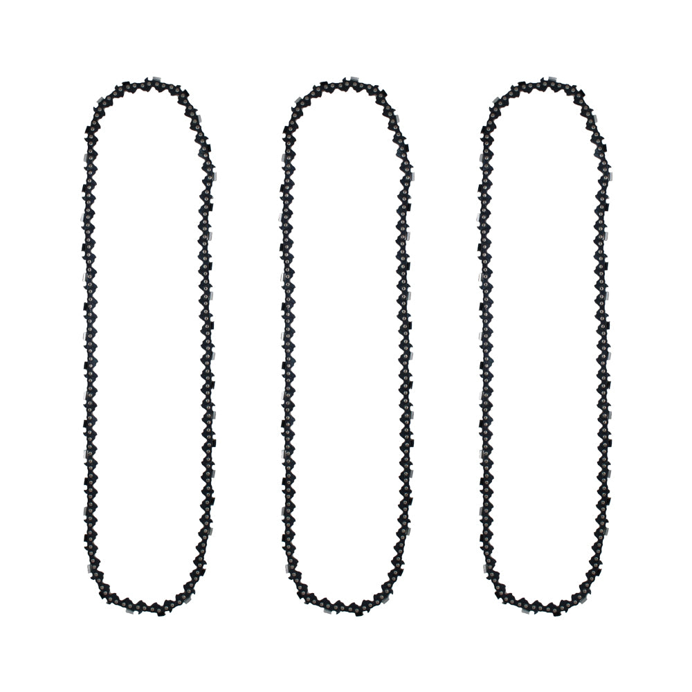 K3C-081G Qty 3: 20" Semi Chisel Chainsaw Chain Fits CARLTON
