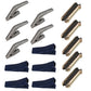 Set of 5 - TF23 Bucket Teeth Assembly w/ Weld On Shank Flex Pin Digging