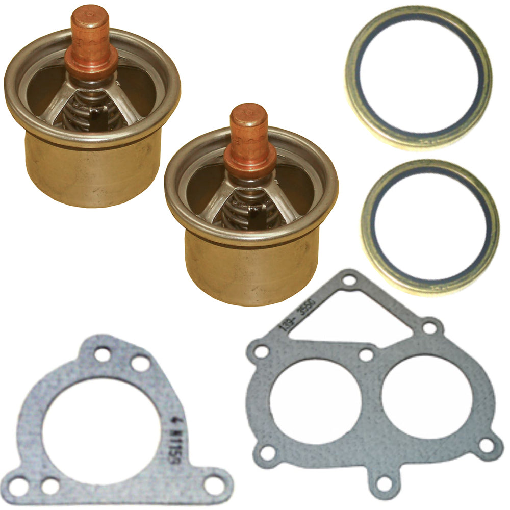 139-3550 Thermostat & Gasket Set Fits Caterpillar