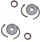 Qty 2: Brake Pack Assembly with Oil Seal Fits Case/International Harvester