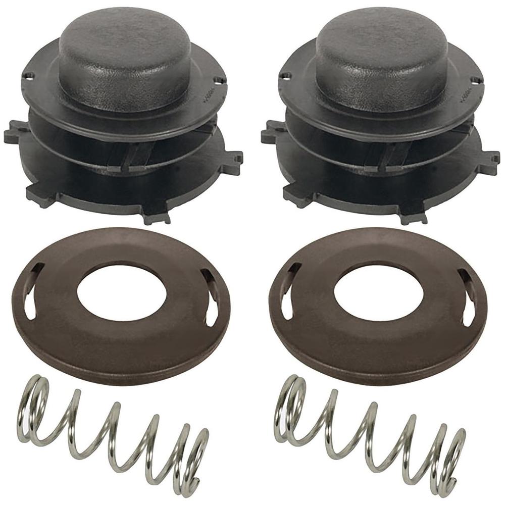 0000-997 1501 Qty 2: Trimmer Head Spool, Cover & Spring Fits Stihl & FS-KM 100
