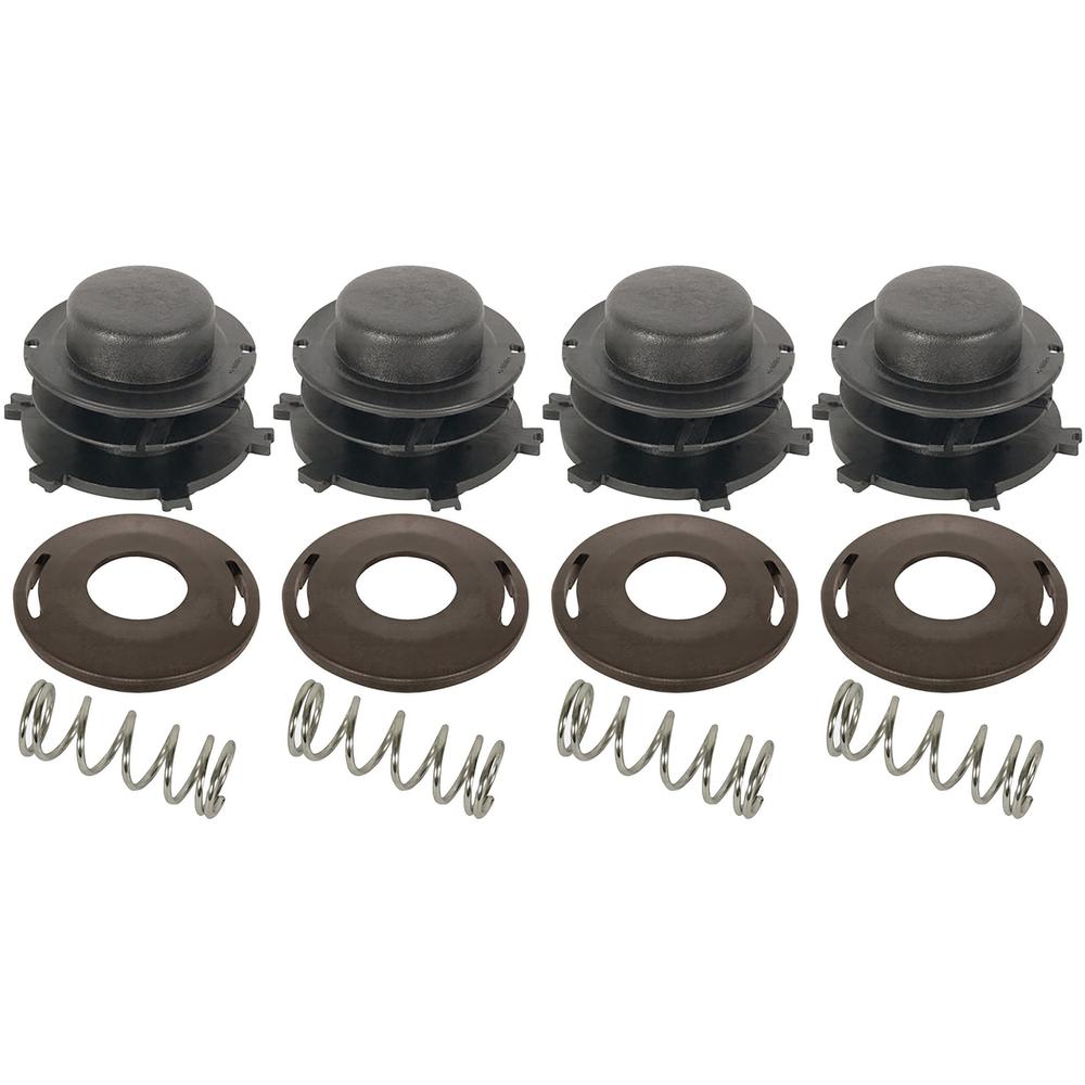 0000-997 1501 Qty 4: Trimmer Head Spool, Cover & Spring Fits Stihl & FS-KM 100