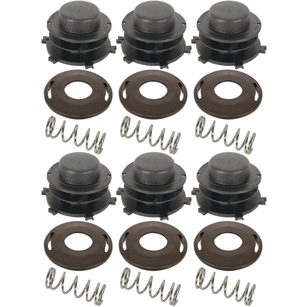 0000-997 1501 Qty 6: Trimmer Head Spool, Cover & Spring Fits Stihl & FS-KM 100