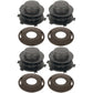 (4) Spool & Cap Combos Fits Stihl Head Cover 25-2 FS 90 100 110 120 130 55 80