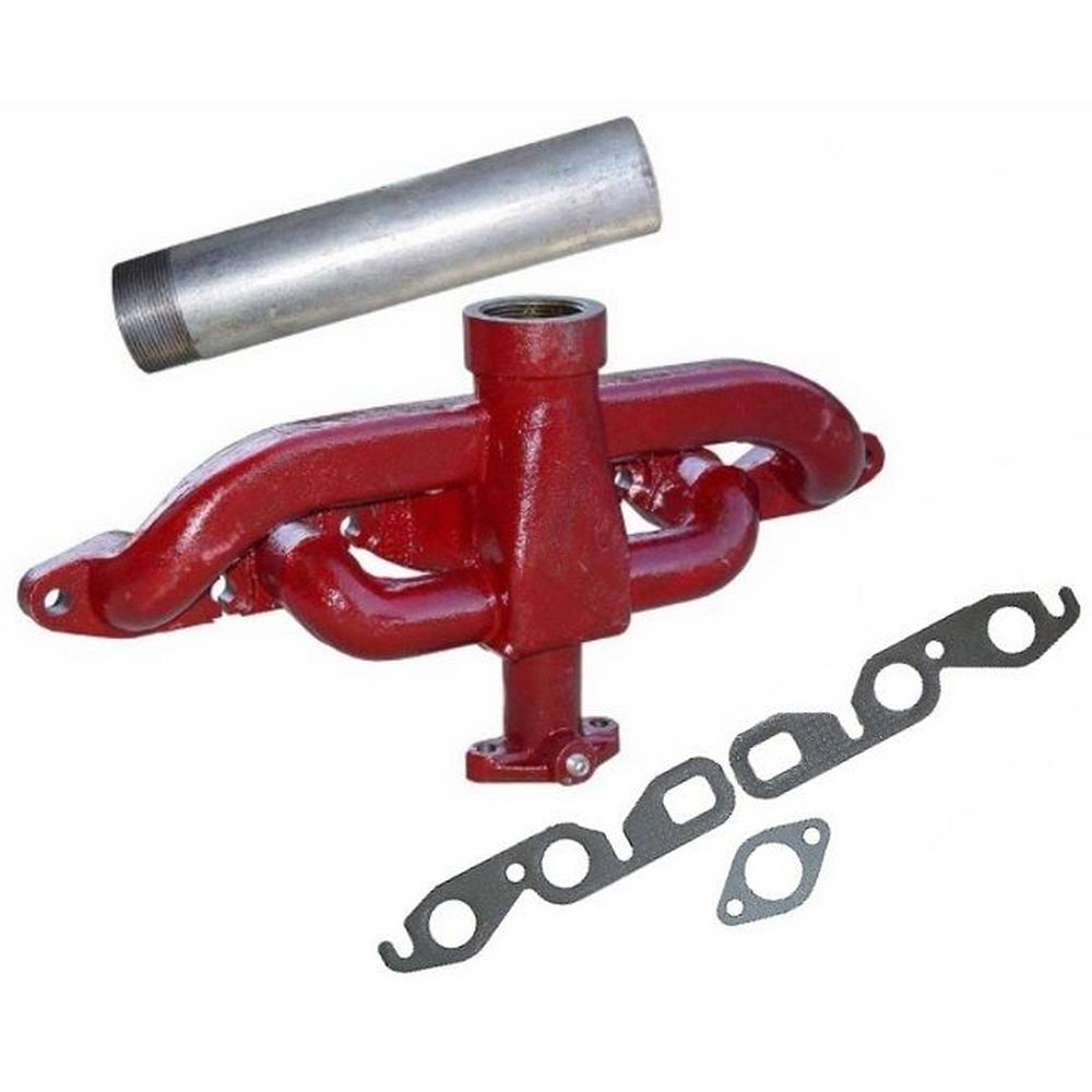 Manifold w/ Pipe & Complete Gasket Set Fits Case/International Harvester