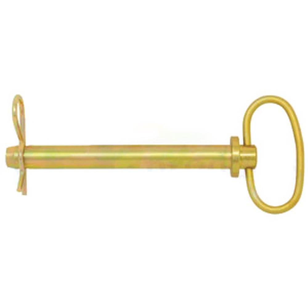 Cold Forged Hitch Pin with Swivel Handle 3/4" Diameter - 6-1/4" Long Replaces 25