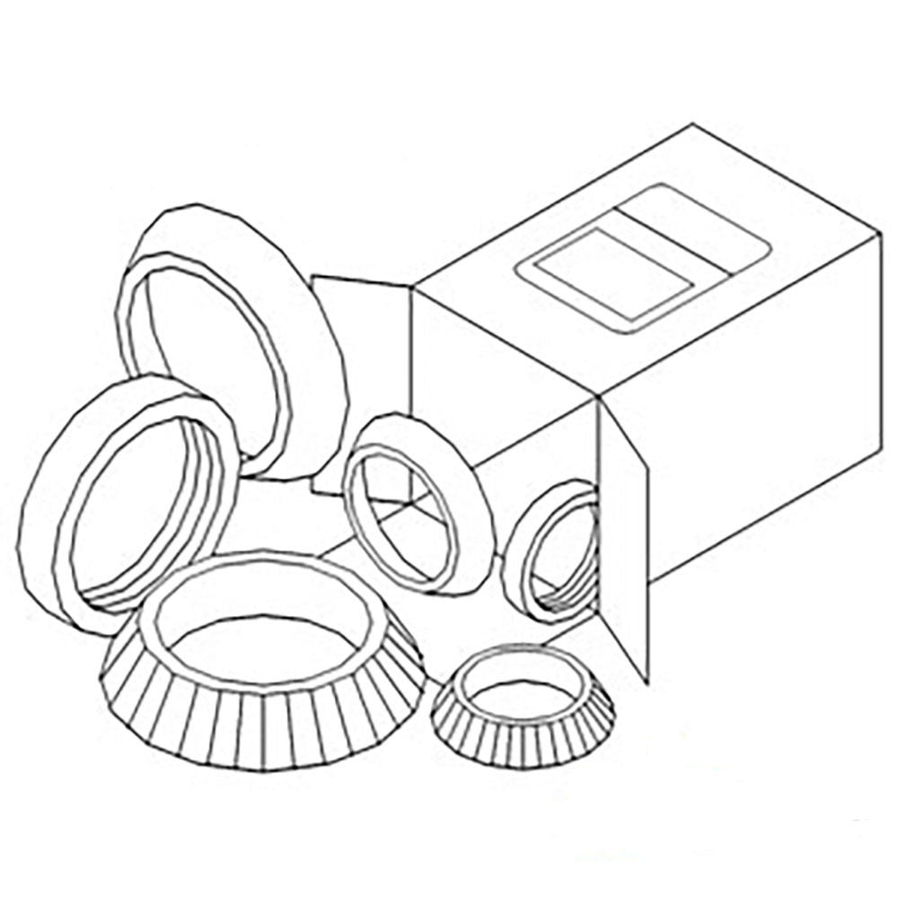 Bearing Cone Fits Universal Products Replaces 015853X