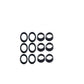 25-975703 (6) Wiper Seals and (6) Control Valve Spool Seals
 Fits JCB